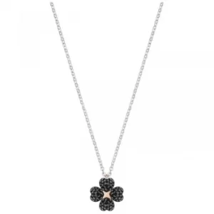 Ladies Swarovski Two-Tone Steel and Rose Plate Latisha Flower Necklace