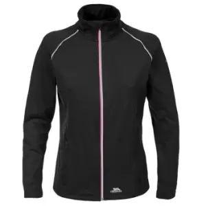 Trespass Womens/Ladies Teegan Full Zip Long Sleeve Active Top (XXS) (Black)