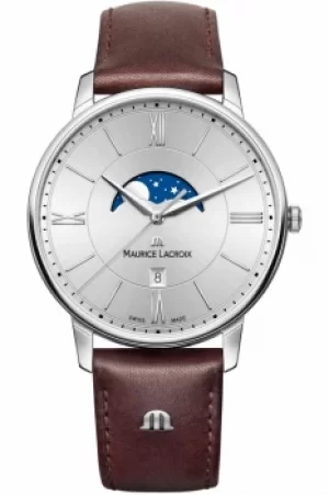 Mens Maurice Lacroix Eliros Moonphase Watch EL1108-SS001-110-1