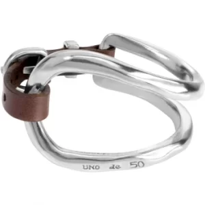 Ladies UNOde50 Base metal Clasicos Plata-Cuero Bite