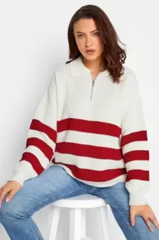 Tall Zip Neck Jumper