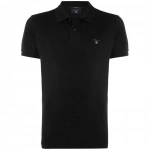 Gant Gant Original Pique Short Sleeve Polo - Black