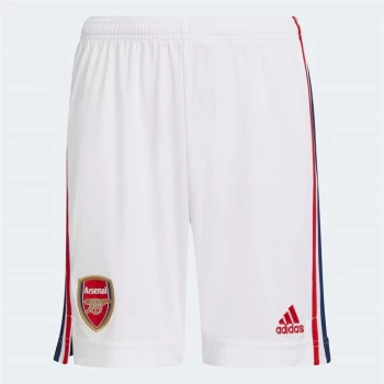 adidas Arsenal Home Shorts 2021 2022 Junior - White