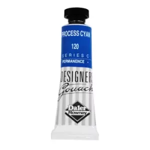 Daler-Rowney 136005120 Designers' Gouache Paint 15ml Process Cyan