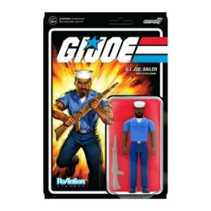 G.I. Joe Wave 2 Blueshirt Beard Dark Brown Reaction Figure