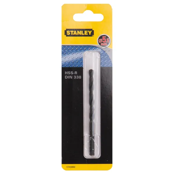 STANLEY HSS-R Drill Bit - 5.5 x 57mm