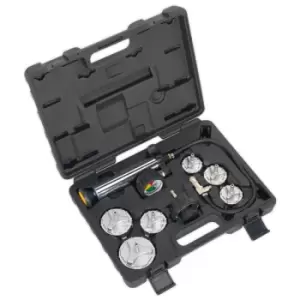 Sealey CV0011 Cooling System Pressure Test Kit 7pc - Commercial