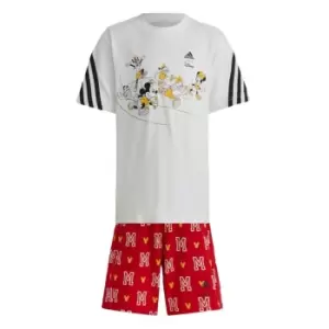 adidas x Disney Mickey Mouse Tee Set Kids - White