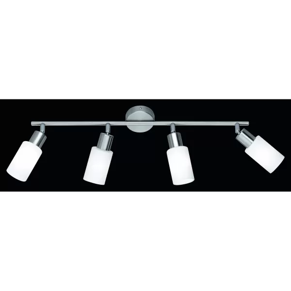 Mars Modern 4 Light Ceiling Spotlight Bar Nickel Matt