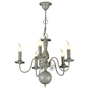 Linea Verdace Lighting - Linea Verdace Brugge Multi Arm Chandeliers Gray