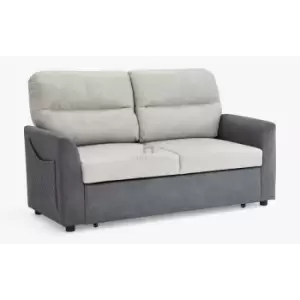 Dennis Light Grey & Dark Grey Base Pull Out Sofa Bed