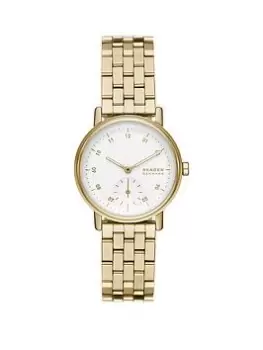 Skagen Kuppel Lille Gold Link Bracelet Watch