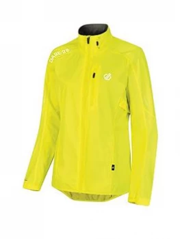 Dare 2b Womens Mediant Cycle Jacket - Fluro Yellow , Fluro Yellow, Size 10, Women