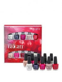 Opi Shine Bright 10Pc Mini Set