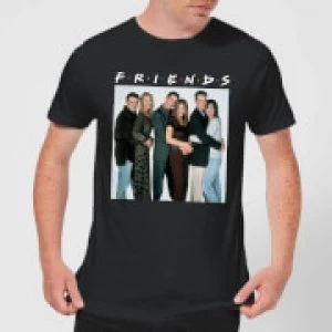 Friends Group Shot Mens T-Shirt - Black - XXL