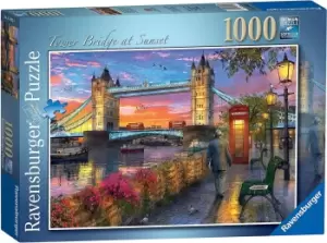 Tower Bridge at Sunset Jigsaw Puzzle - 1000 Pieces