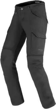 Spidi TexTech Pathfinder Cargo Motorcycle Textile Pants, black-grey, Size 29, black-grey, Size 29