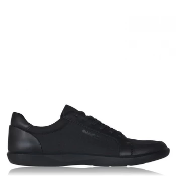 Calvin Klein Macabee Leather Trainers - Black