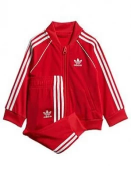 Adidas Originals ChildrenS Sst Tracksuit - Red
