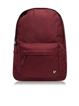 Lyle & Scott Girls Badge Backpack - Port