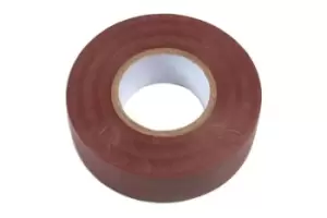 Connect 36889 Brown PVC Insulation Tape 19mm x 20m - Pack 1