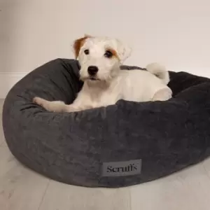 Scruff Oslo Donut Dog Bed Stone (Grey)