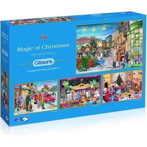 Magic of Christmas Jigsaw Puzzle - 4 x 500 Pieces