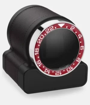 Scatola del Tempo Watch Winder Rotor One Chocolate Red Bezel