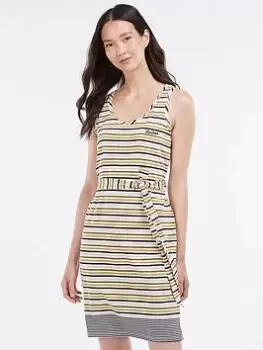 Barbour Patterson Jersey Dress - Stripe - Multi, Size 16, Women