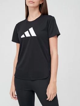 adidas Badge Of Sport Logo T-Shirt - Black, Size XL, Women