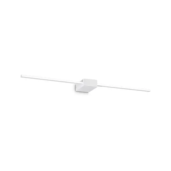 Theo 2 Light Integrated LED Wall Lamp White 900Lm 3000K