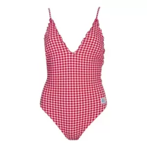 Tommy Bodywear Plunge One Piece - Red