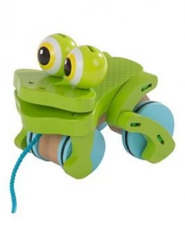 Melissa & Doug First Play Frolicking Frog Pull Toy