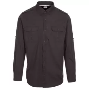 Trespass Mens Ballardean Shirt (XS) (Dark Grey)