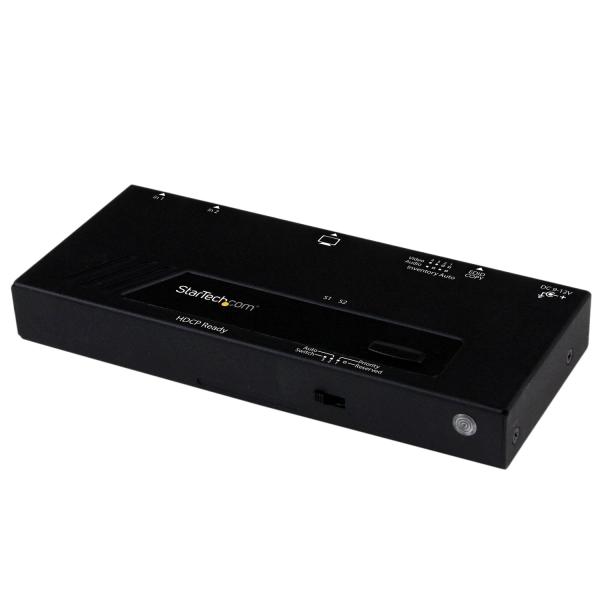 StarTech 2 in 1 Out HDMI Selector with Automatic Priority Switching PC