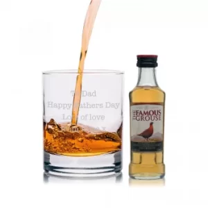 Personalised Famous Grouse and Tumbler Set