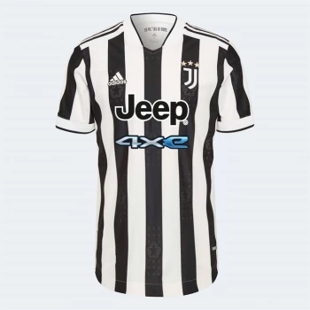 adidas Juventus Authentic Home Shirt 2021 2022 - White/Black