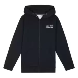 Jack Wills Pinebrook Zip Hoodie - Black