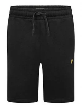 Lyle & Scott Boys Classic Jog Shorts - Black, Size 5-6 Years