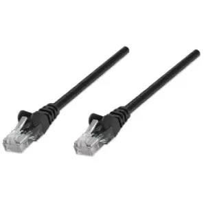 Intellinet Network Patch Cable Cat5e 20m Black CCA U/UTP PVC RJ45 Gold Plated Contacts Snagless Booted Lifetime Warranty Polybag