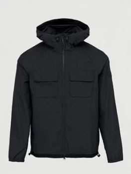 Barbour International Boldon Hooded Causal Jacket, Black Size M Men