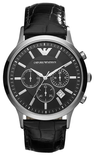 Emporio Armani Watch Renato Mens - Black EA-133