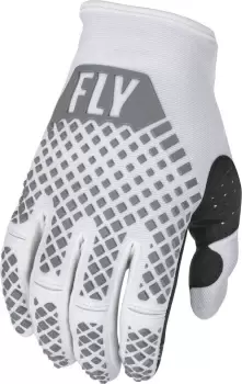 Fly Racing Kinetic Motocross Gloves, white, Size 3XL, white, Size 3XL