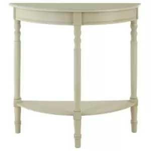 Heritage Console Table Vintage Grey Finish