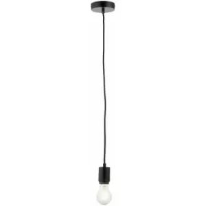 Loops - Ceiling Pendant Light Matt Black 40W E27 Dimmable Studio Cable Set