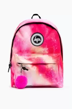 HYPE UNISEX Pink GALACTICS CREST BACKPACK