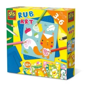 SES CREATIVE Childrens Rub Art Set