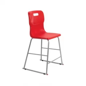 TC Office Titan High Chair Size 4, Red