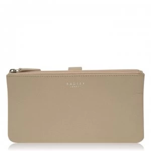 Radley Larks wood large tab matinee purse - Dove Grey