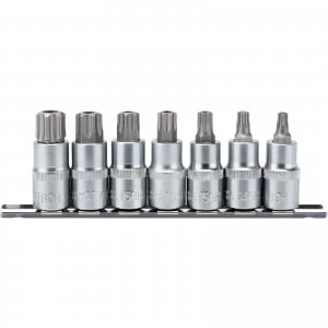 Draper 10 Piece 1/2" Drive Security TX-Star Socket Bit Set 1/2" 55mm